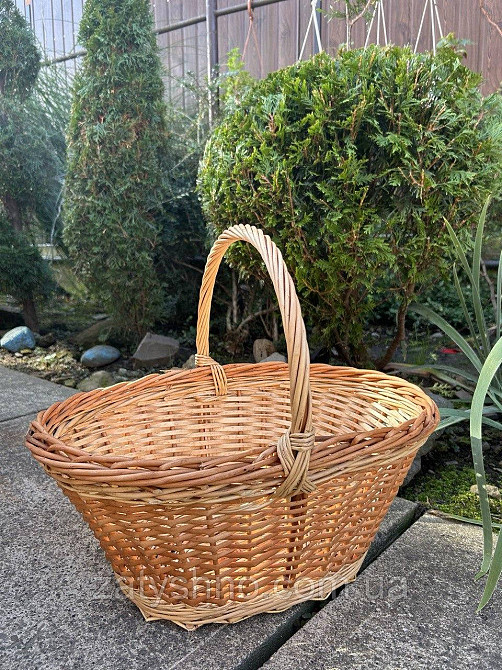 Кошик плетений для подарунків великий Київ - фото 3