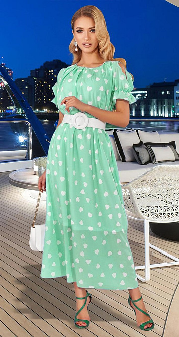 Шифонове плаття в довжині міді Київ - фото 1