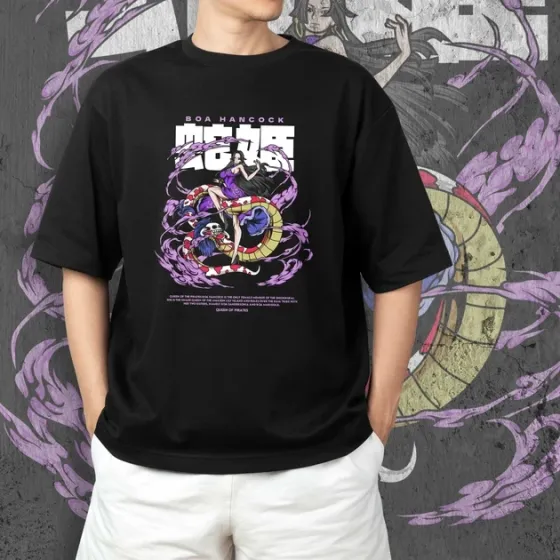 Футболка чоловіча з  принтом Ван Пис Boa Hancock 2 Розмір 48 Anime0226 Дніпро