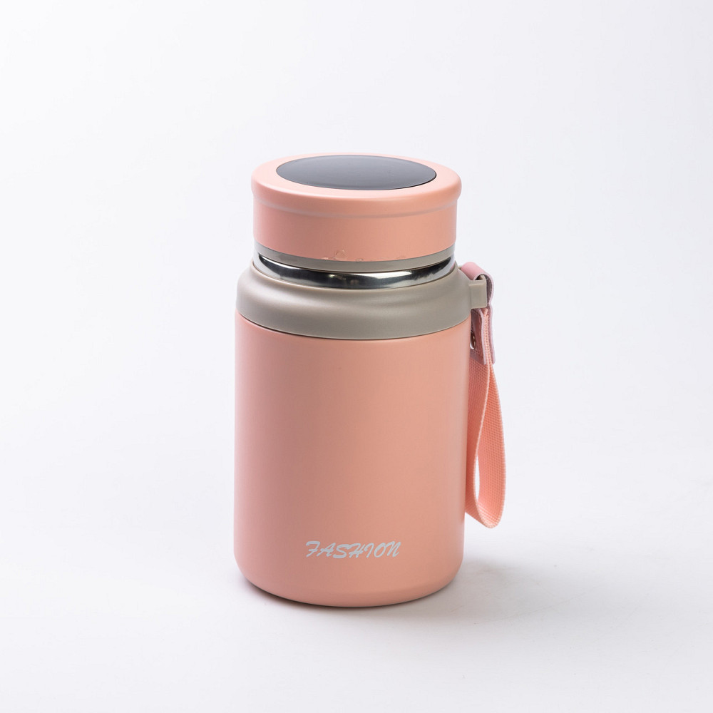 Термос Fashion з датчиком температури 700 мл Рожевий HP-14-20P Київ - фото 2