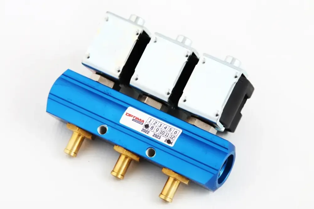 Форсунка ГБО Alex Flipper 120 Нл/мин (3 шт. с рейкой и штуцерами) Винница - изображение 3