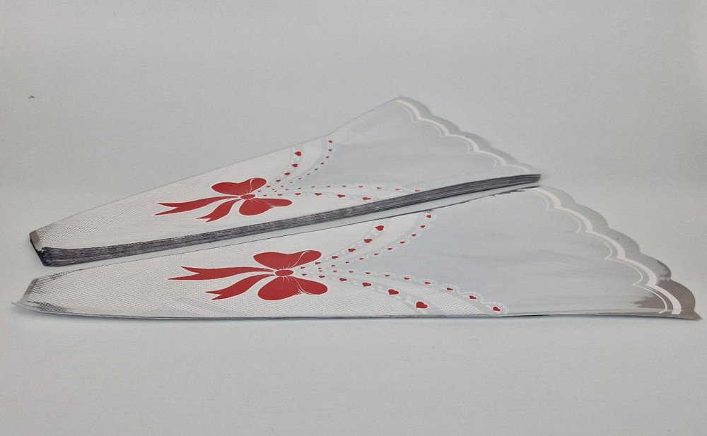 Конусне паковання під квіти h60/ 8низ/32верх метал (100 шт.) візерунок89 (1) (100 шт.) Харків - фото 1