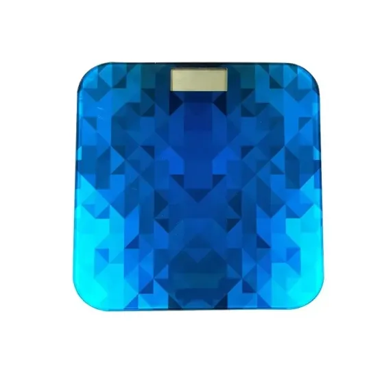 Весы напольные для измерения массы тела, со стеклянной пластиной AD-30-Blue, весы в синем цвете Каменец-Подольский