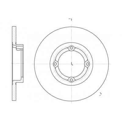 Гальмівний диск REMSA 6606.00 Вінниця