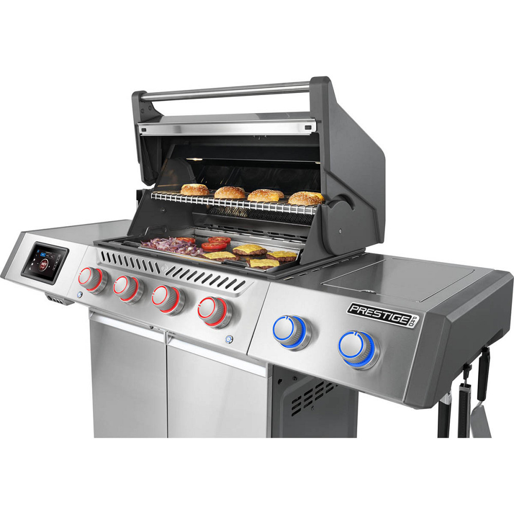 Газовый гриль Napoleon Prestige PRO 500 Connected с боковой конфоркой Sizzle Zone и вертилём нерж сталь PRO500VXRSIBPS Код: Ровно - изображение 10