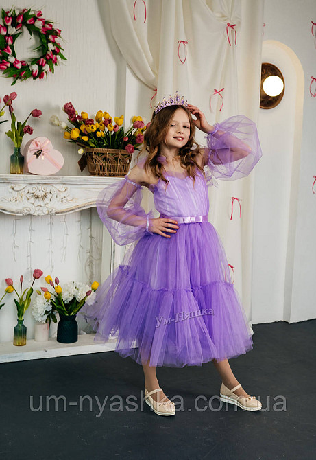 Лавандовое платье пышное Кривой Рог - изображение 2