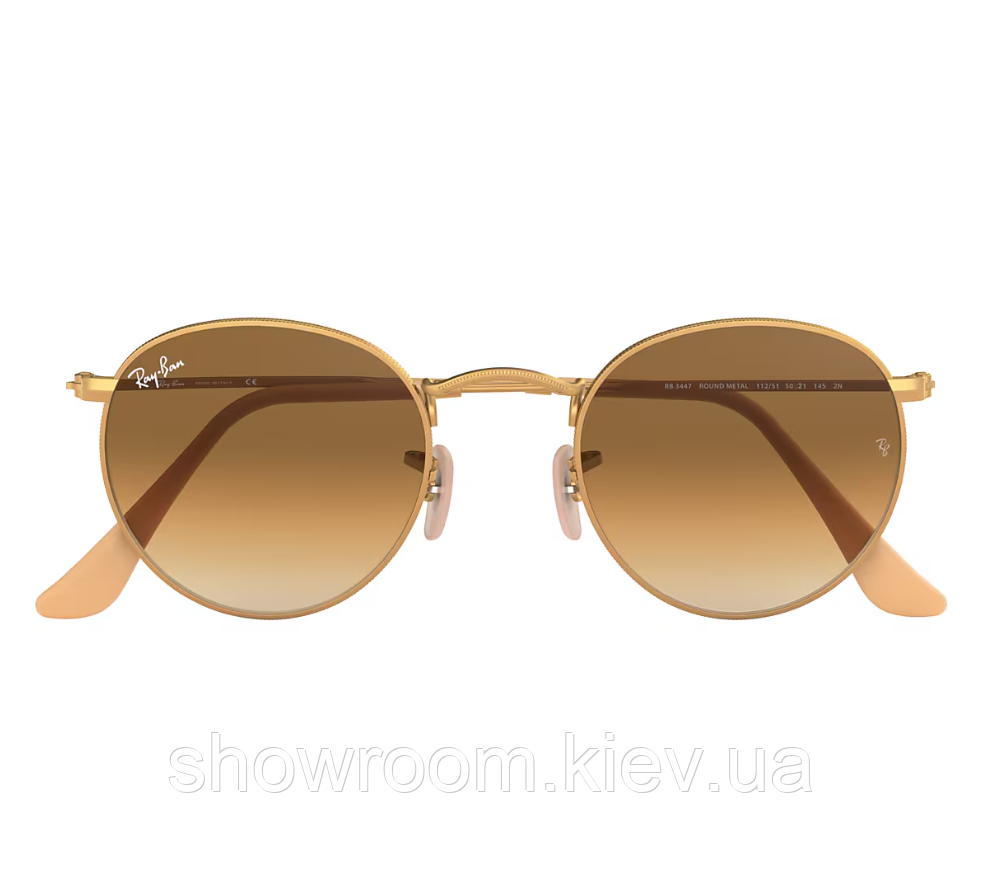 Чоловічі сонцезахисні окуляри Ray Ban Round 3447 112/51 Lux Київ - фото 3