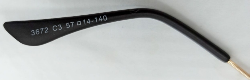 Брендовые очки унисекс серо фиолетовый градиент в золотом металле. Киев - изображение 1