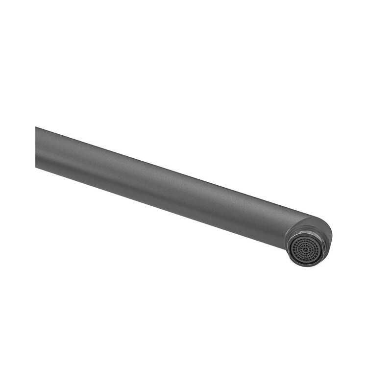 Змішувач для ванни Plamix CEZAR-006 EURO SET Graphite, зі шлангом, лійкою та кронштейном   ( PM0691 ) 24373 Харків - фото 6