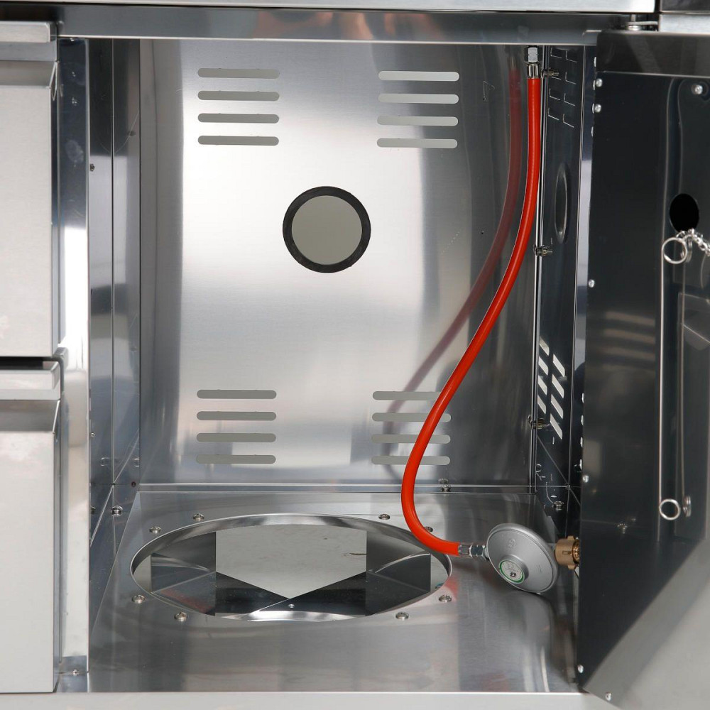 Газовий гриль SANTOS P-618, з бічним і заднім пальниками, нержавіюча сталь 900327 Код: 010948 Рівне - фото 10