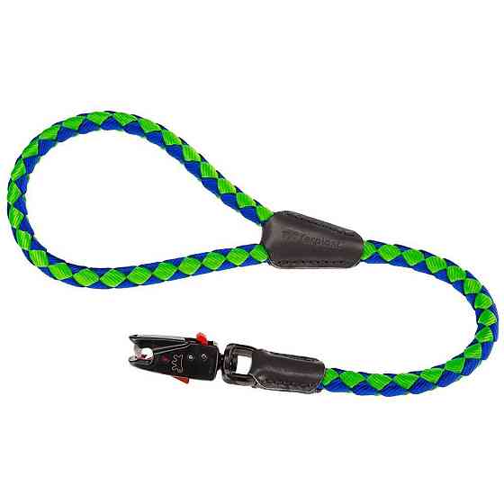 Короткий повідок з автоматичним гачком для собак Ferplast Twist Matic GM (Ферпласт Твіст Матіс Джі М) GM 12/60 - he 12 мм x L 60 см - max 35 кг, Синій Запоріжжя