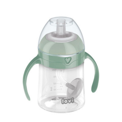 Поильник-непроливайка Lovi с трубочкой и утяжелителем 150 мл - зеленая (35/364) Винница - изображение 1
