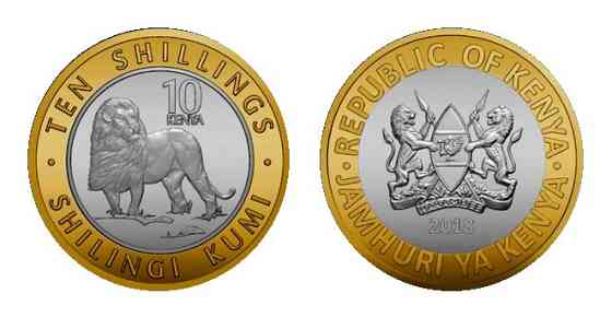 Kenya Кенія 10 Shillings 2018 UNC Полтава