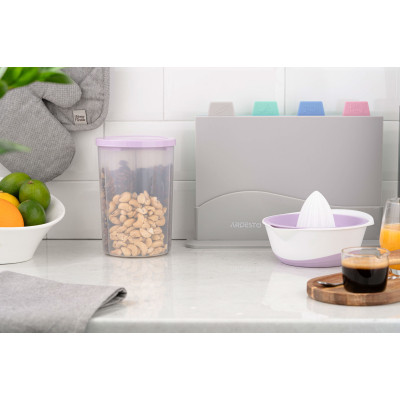 Емкость для сыпучих продуктов Ardesto Fresh 3в1 3 х 0,75 л Ліловий (AR1375LP) Винница - изображение 5