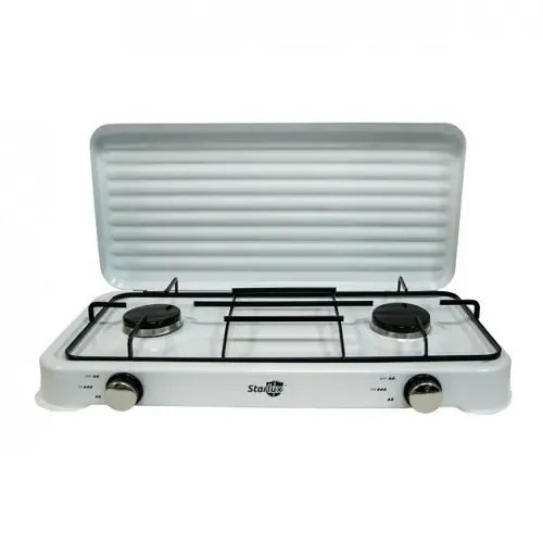Настольная газовая плита на 2 конфорки STARLUX SGS 6002 (белая) Коломыя - изображение 1