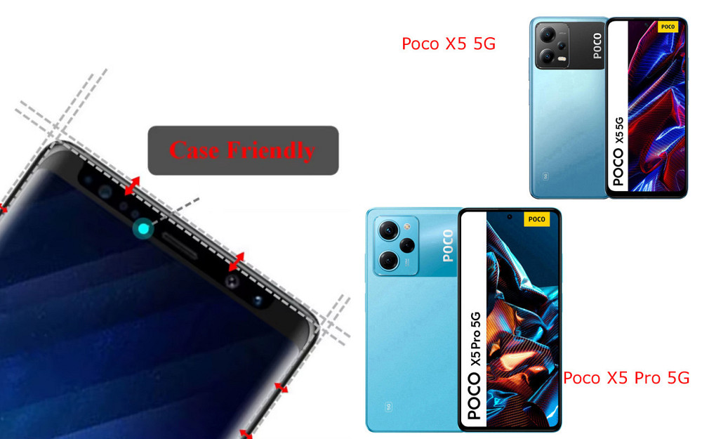 Защитное стекло HyperGlass Pro для Poco X5 5G, Poco X5 Pro 5G – максимальная чувствительность и защита Киев - изображение 4