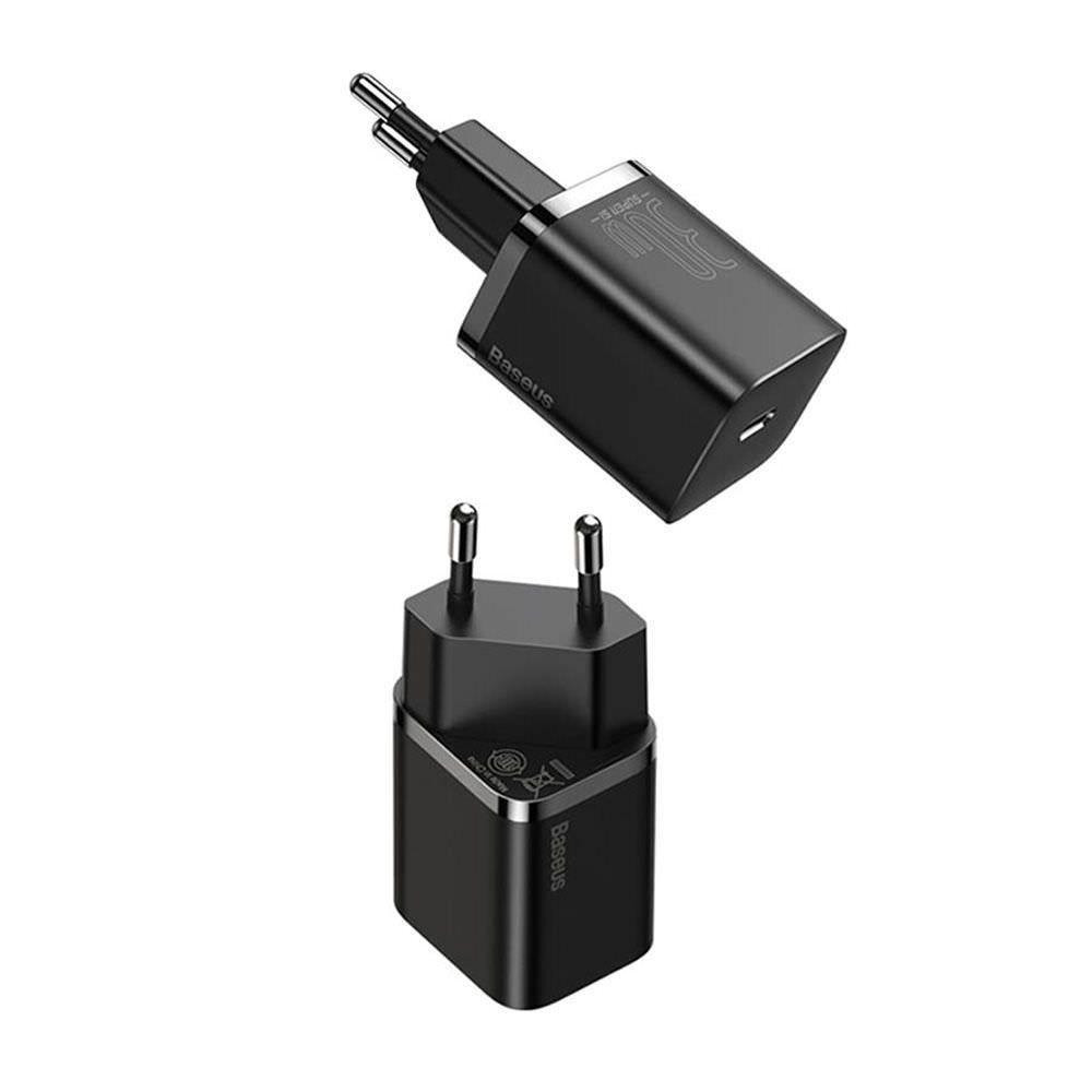 Мережевий зарядний пристрій Baseus Super Si quick charger IC 30W EU Black Київ - фото 2