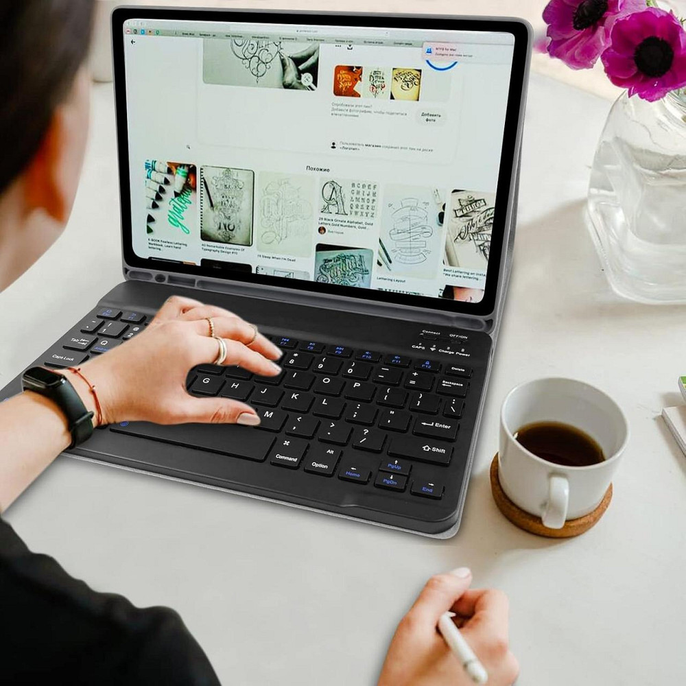 Клавиатурный чехол для iPad 10.2 (9/8/7 поколение) магнитный беспроводной с подсветкой для iPad Air 3 iPad Pro Киев - изображение 2