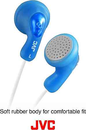 Навушники JVC HA-F14-WN-U білі in-ear вакуумні вкладиші 13.5 мм гумовий корпус 16 Ом 90 дБ 3.5 мм Київ
