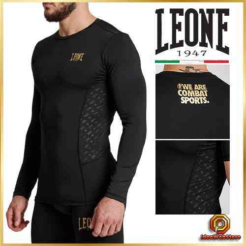 Рашгард спортивный мужской для тренировок единоборств кроссфита, Рашгард с длинным рукавом Leone DNA Black 2XL Киев