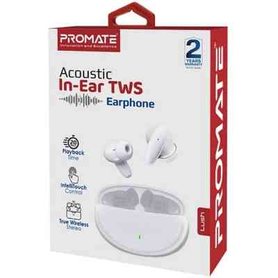 Наушники Promate Lush White (lush.white) Винница
