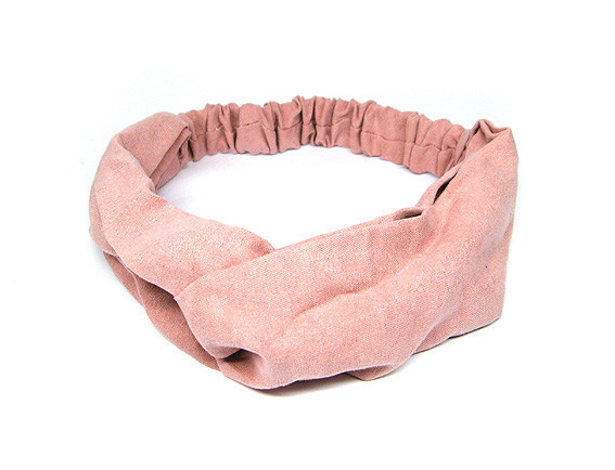 Повязка для волос розовая пудровая Киев - изображение 1