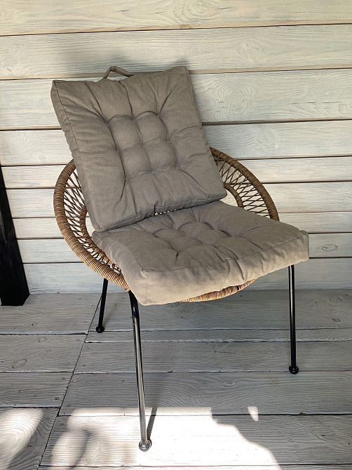 Подушка для стільців (50x50х8 см) Decorator Соро колір тауп 84-049 Київ - фото 6