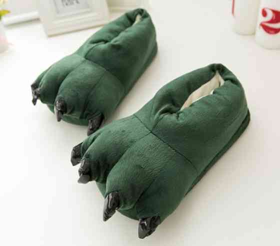 Домашні тапочки кігурумі Лапи Зелені 35-40 розмір Вінниця