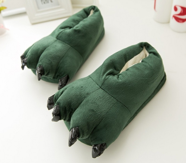 Домашні тапочки кігурумі Лапи Зелені 35-40 розмір Вінниця - фото 1