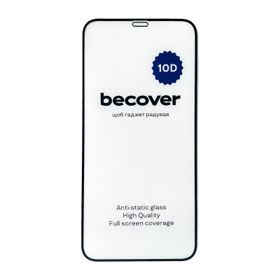 Стекло защитное BeCover Apple iPhone XR 10D Black (711511) Винница - изображение 3