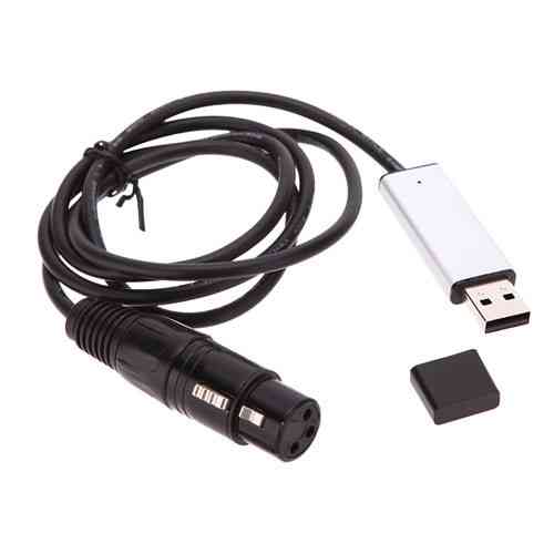 Кабель перехідник USB DMX512 для керування світловими приладами через ПК з мікропроцесором 1 м Київ