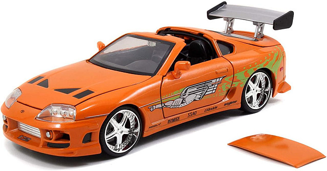 Машина металева Jada Форсаж Toyota Supra (1995) + фігурка Браяна 1:24 (253205001) Київ - фото 5