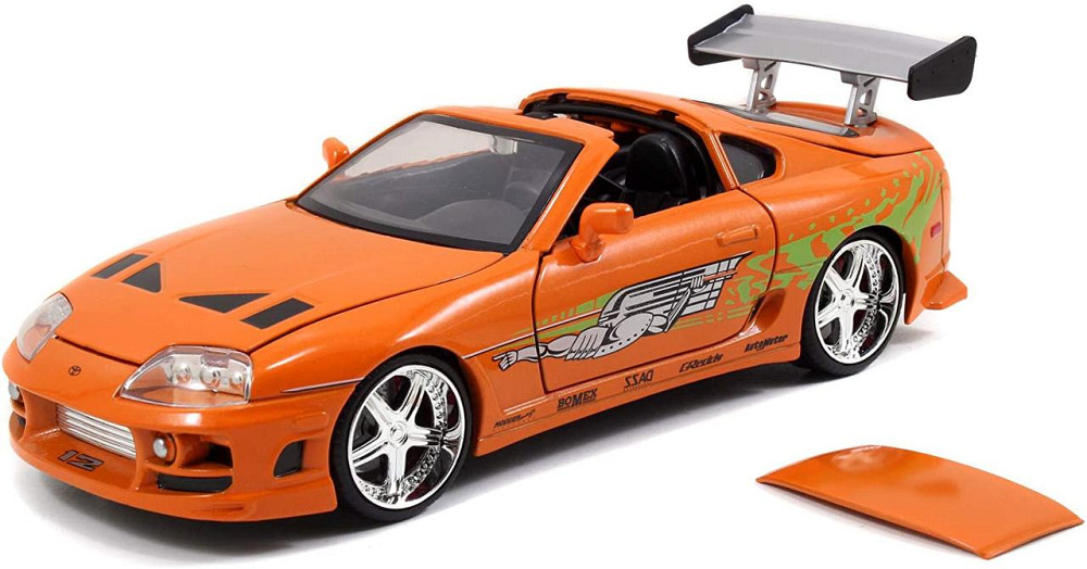 Машина металлическая Jada Форсаж Toyota Supra (1995) + фигурка Брайана 1:24 (253205001) Киев - изображение 5