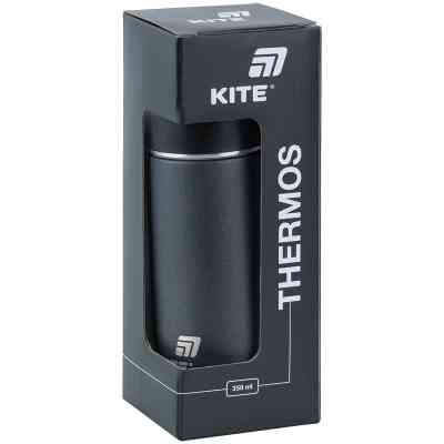 Термос Kite 350 мл чорний (K25-1223-1) Вінниця