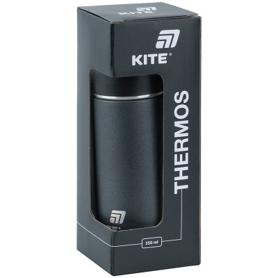 Термос Kite 350 мл чорний (K25-1223-1) Вінниця - фото 4