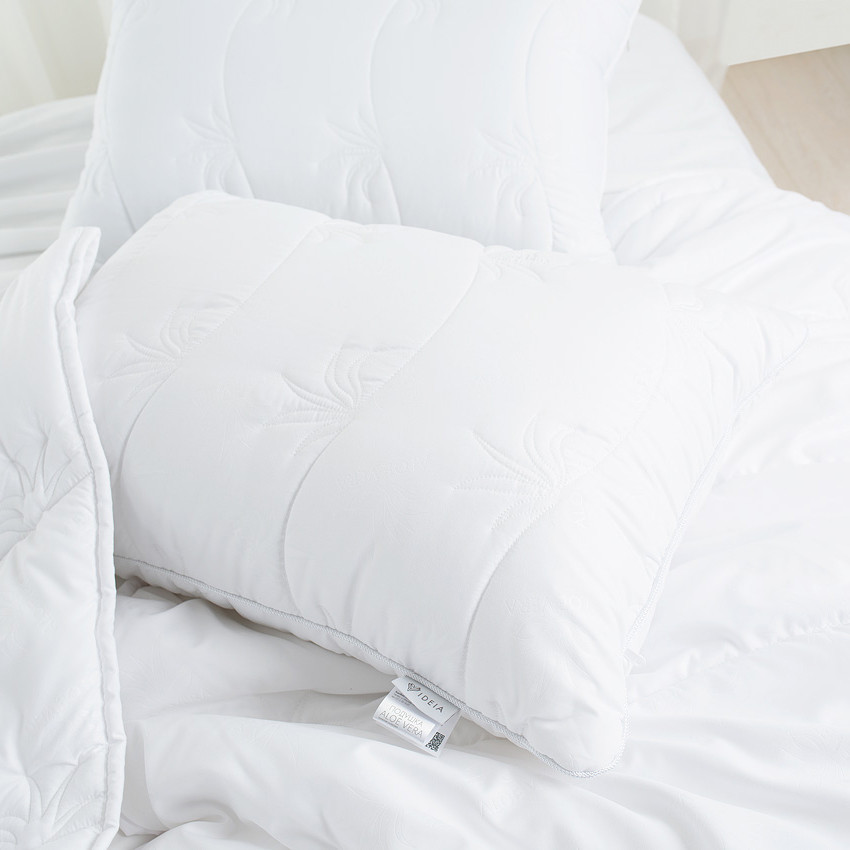 Подушка IDEIA Aloe Vera 50х70 см напівм'яка на блискавці (56860560) Чернівці - фото 2