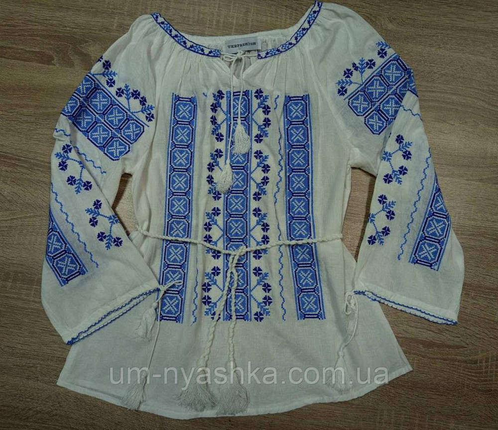 Жіноча лляна вишиванка "Сніжна" Кривий Ріг - фото 7