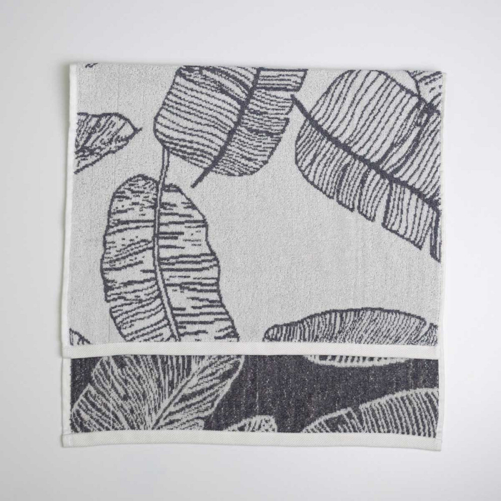 Набор махровых полотенец с рисунком перо 3шт GM Textile 40х70см, 50х90см, 70х140см 400г/м2 (Серый) Сумы - изображение 6