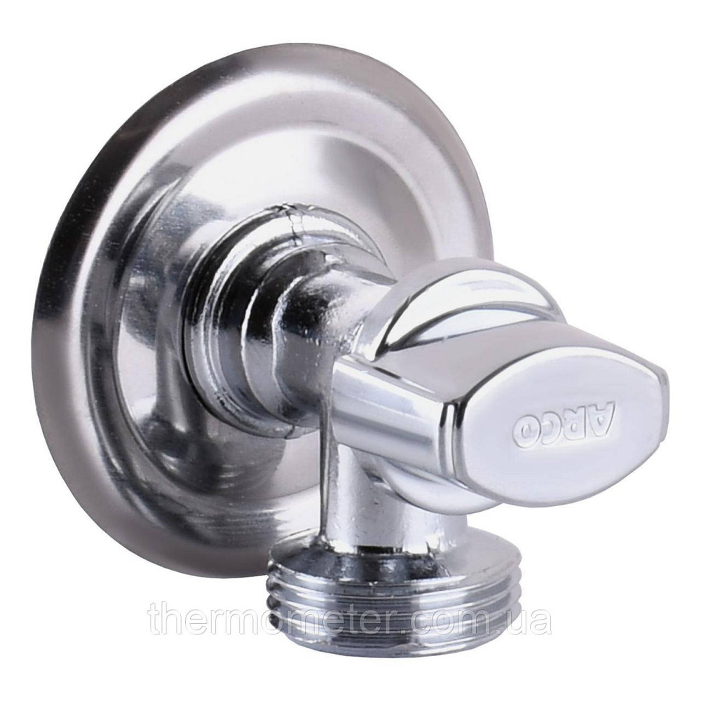 Кран шаровый угловой ARCO 1/2″х 3/4″ DEF728P AntiLime Киев - изображение 1