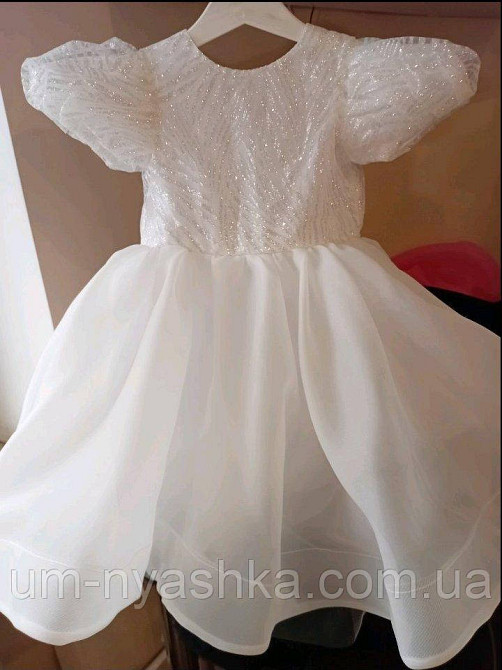 Платье Белое нарядное с блестками для девочки Кривой Рог - изображение 6