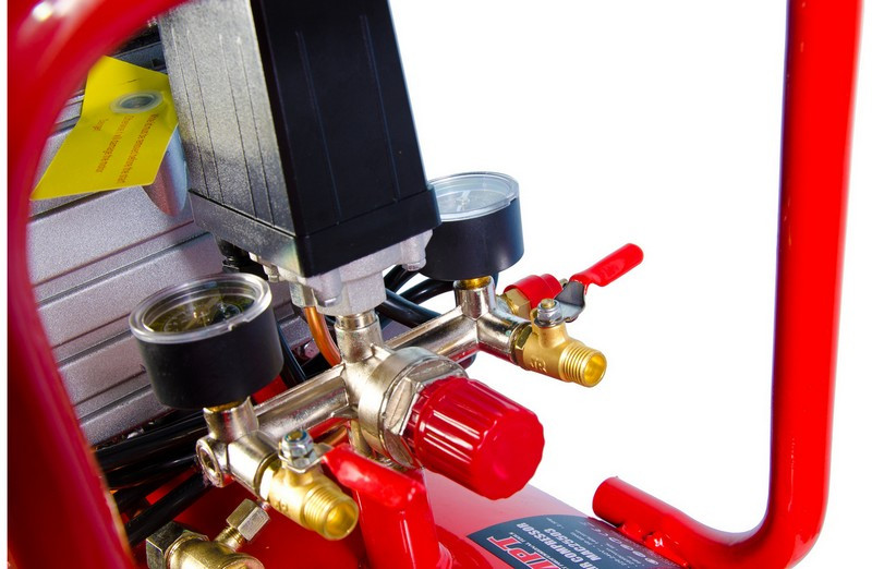 MPT Компресор MPT PROFI 50 л 2000 Вт/2.5 к.с. 2850 об/хв 140 л/хв 8 атм 2 виходи мідна обмотка Коломия - фото 5