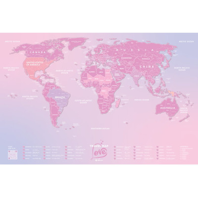 Скретч карта 1DEA.me Travel Map Love World англійська (13104) Вінниця - фото 1