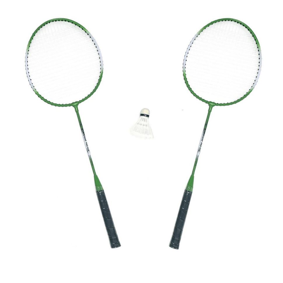 Набір для бадмінтону NE-BD-208G 2 ракетки, волан, чохол Вінниця - фото 2
