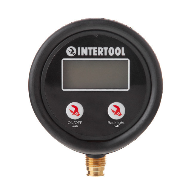 Цифровой манометр, 10 атм INTERTOOL PT-0501 Киев - изображение 1