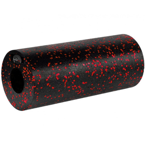 Массажный ролик (роллер) гладкий PowerPlay PP-4346 Mini EPP Foam Roller Черно/Красный (15x5,3см.) Луцк - изображение 1