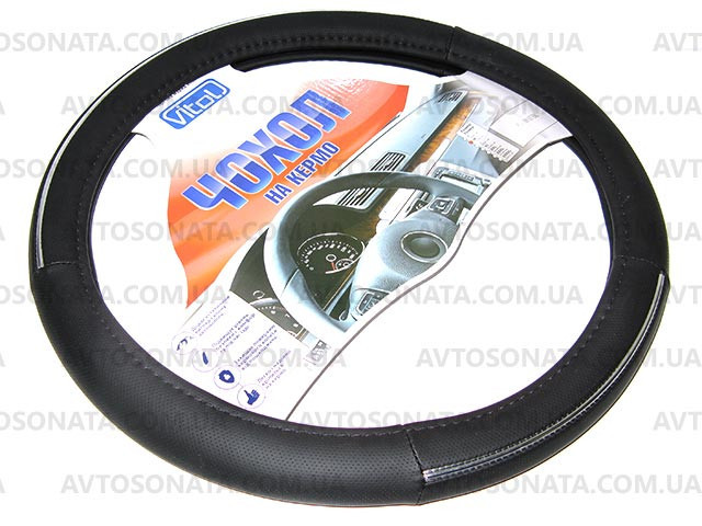 Оплетка 17003 BK S черная с хром. полосками Винница - изображение 2