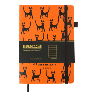 Книга записна Buromax RELAX А5 96 аркушів лінія, помаранчевий (BM.295201-11) Вінниця - фото 2