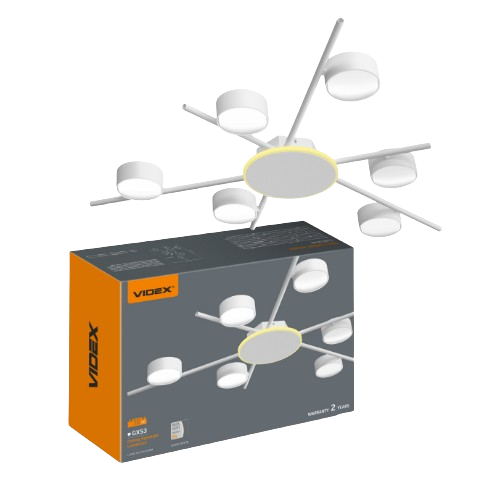 LED Світильник під лампу 6*GX53 накладний з підсвічуванням білий VL-SPF22B-WB Videx Житомир - изображение 1