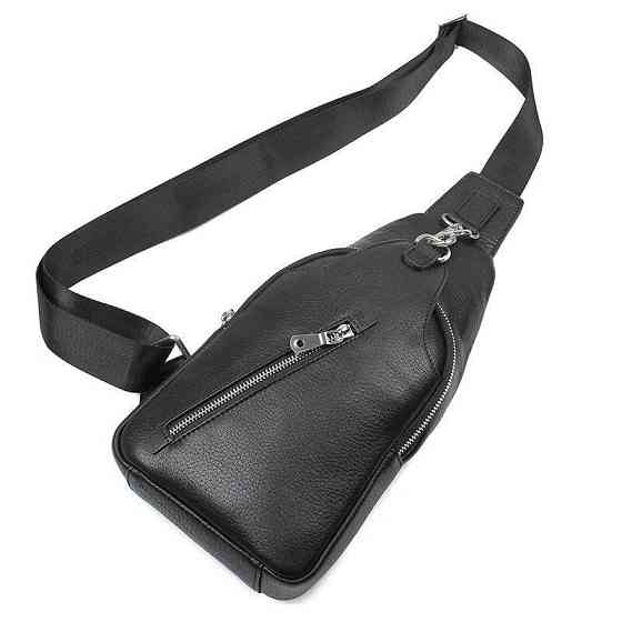 Сумка мужская флотар через плечо Vintage 14973 Черная Киев