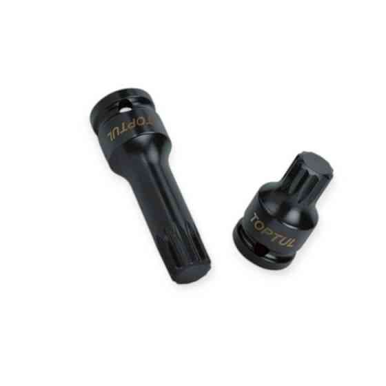 Головка - вставка SPLINE дванадцятипроменева ударна 1/2" M14 х 77 мм (зняття задньої маточини VAG) Мукачево